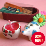 150_f_zou_okou_candle プチギフト ゾウさんお香キャンドル