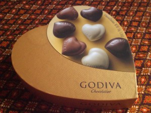 GODIVA Chocolate チョコレート　バレンタイン限定ハート型