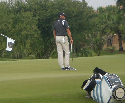 グリーン上のセルシオ・ガルシア グリーン上のセルシオ・ガルシア