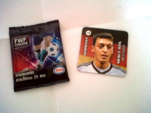 ガソリンスタンドでもらえるW杯　３Dマグネット