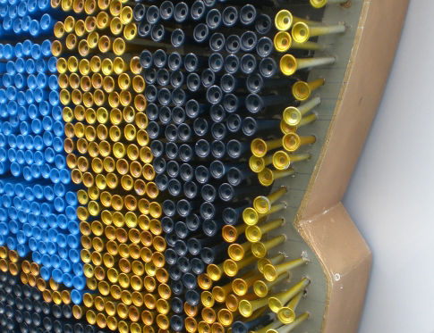 全部ゴルフのティーで出来ている大会ロゴマーク タイランド ゴルフチャンピオンシップ 全部ゴルフのティーで出来ている大会ロゴマーク タイランド ゴルフチャンピオンシップ