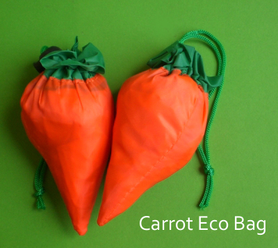 ニンジンのエコバッグ　Carrot Eco Bag