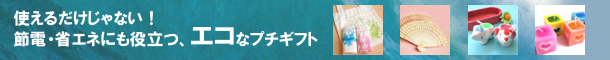省エネ・節電プチギフト