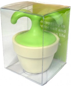 植木鉢コロコロマッサージャー　flowerpot massager