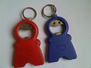 新商品プチギフト　栓抜き・メジャー・ライト・キーホルダー