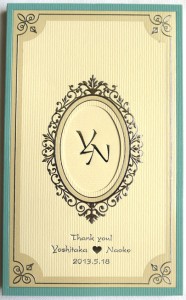 オリジナルメモ帳　出来上がり商品の写真