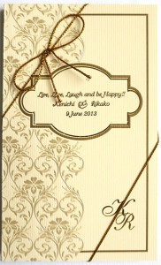 オリジナルメモ帳　出来上がり商品の写真