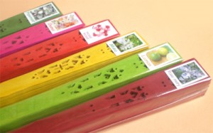 アロマ木製扇子